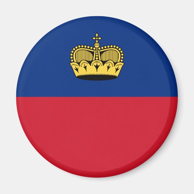Liechtenstein Flag Magnet (Front)