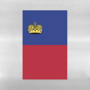 Liechtenstein flag magnetic dry erase sheet