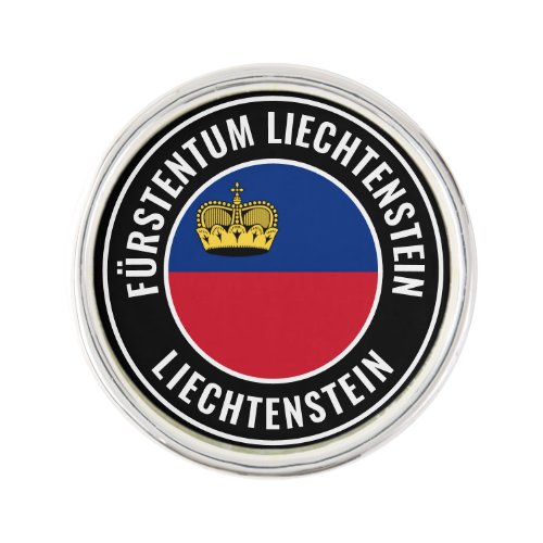 Liechtenstein Flag Patriotic Lapel Pin