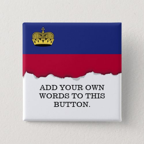 Liechtenstein Flag Pinback Button