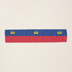 Liechtenstein Flag Scarf