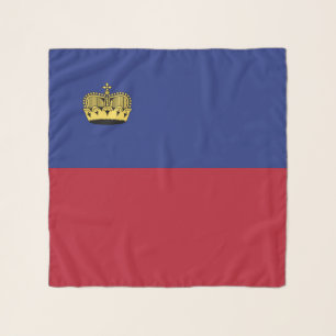 Liechtenstein flag scarf