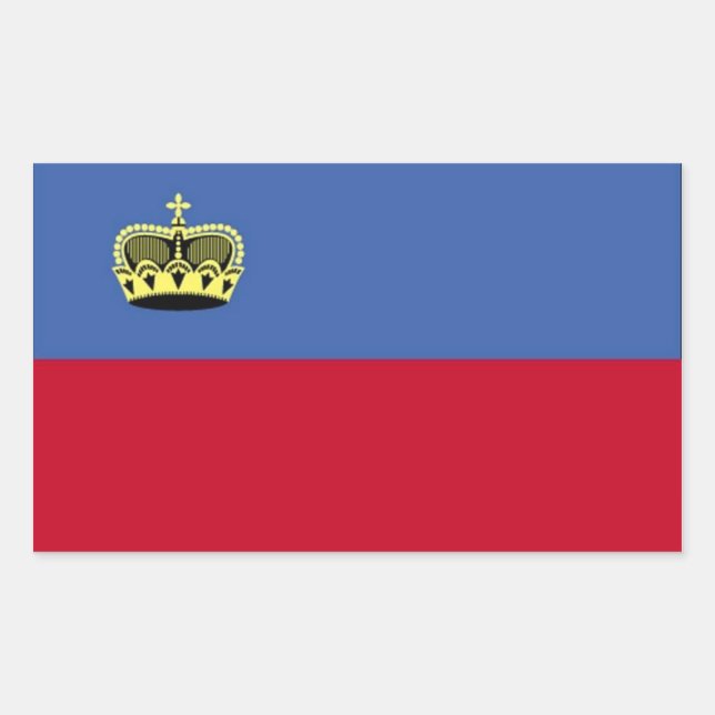 Liechtenstein Flag Stickers (Front)