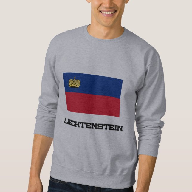 Liechtenstein Flag Sweatshirt (Front)
