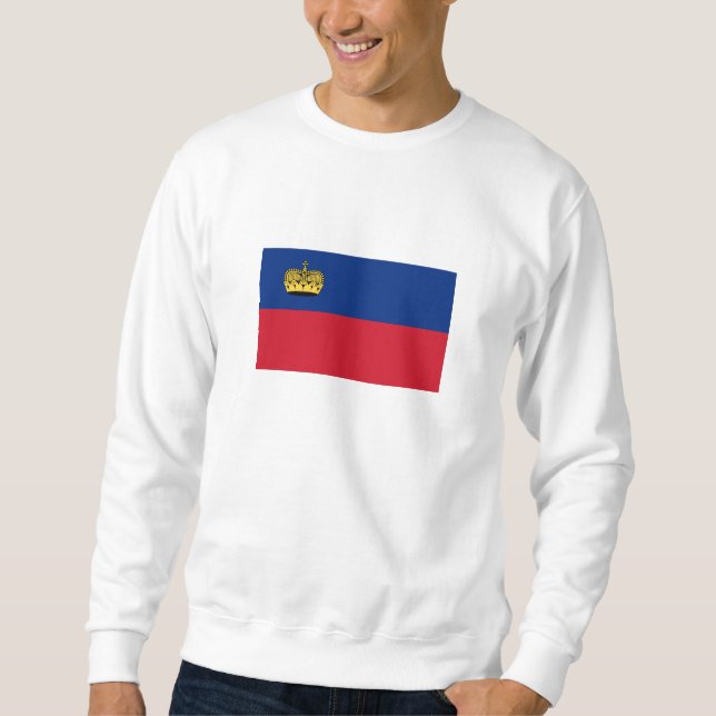 Liechtenstein Flag Sweatshirt (Front)