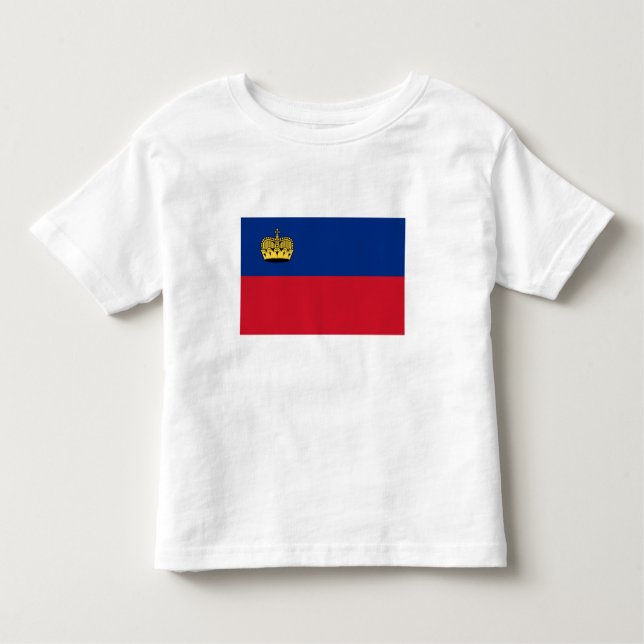 Liechtenstein Flag Toddler T-shirt (Front)