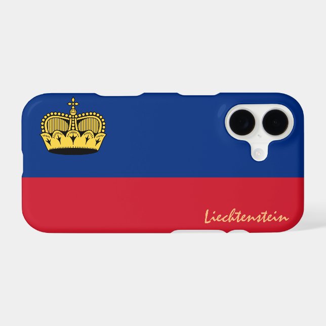 Liechtenstein & Flag trendy fashion / sports Case-Mate iPhone Case (Back (Horizontal))