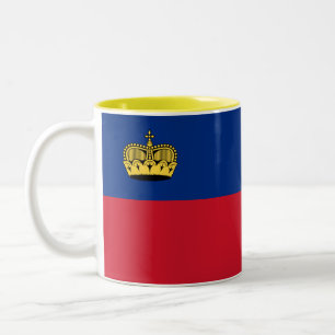 Liechtenstein Flag Two-Tone Coffee Mug