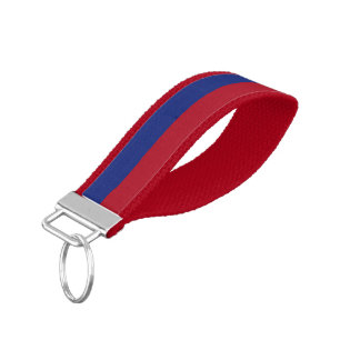 Liechtenstein flag wrist keychain