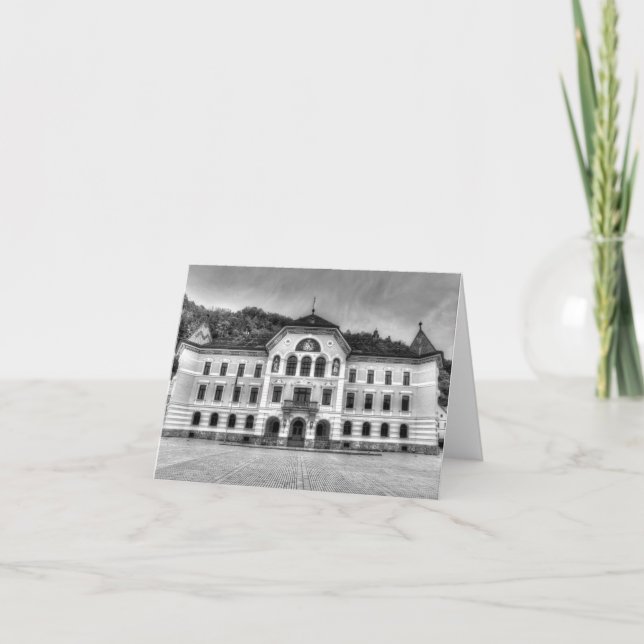  Liechtenstein Government House                    Card (Front)