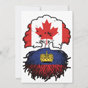 Liechtenstein Liechtensteiner Canadian Canada Tree Invitation