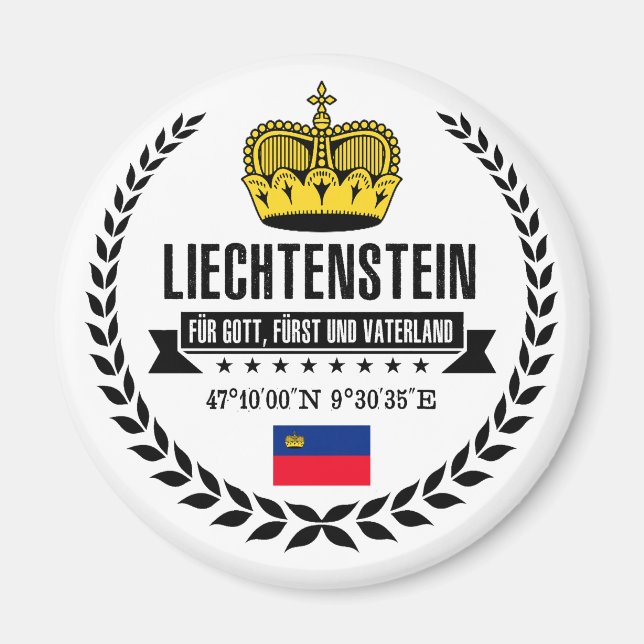 Liechtenstein Magnet (Front)