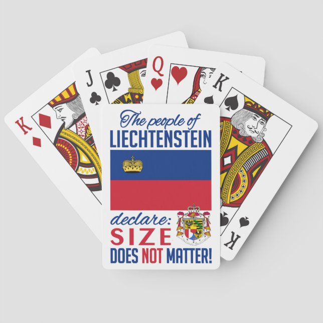 Liechtenstein playing cards (Back)