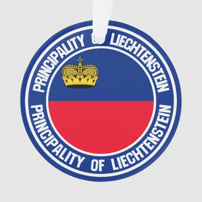 Liechtenstein Round Emblem Ornament (Front)