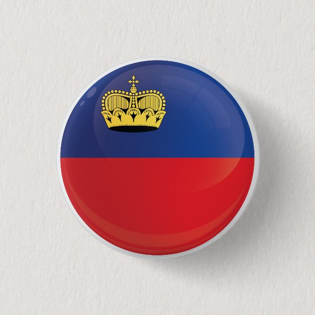 Liechtenstein  Round Icon Flag  Button (Front)