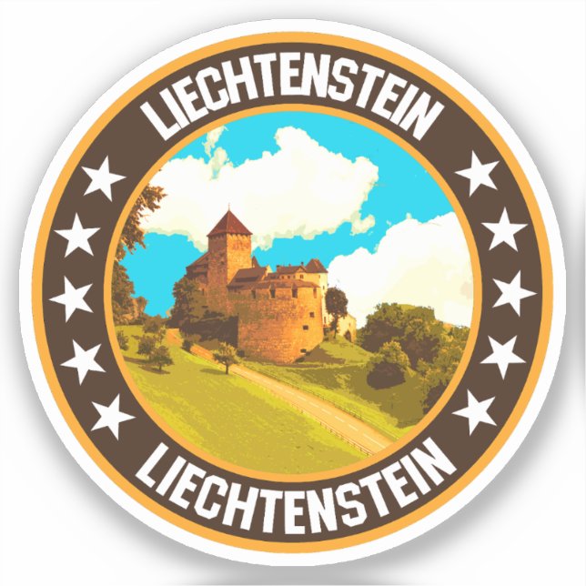 Liechtenstein                                      sticker (Front)