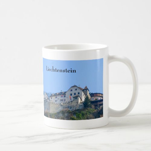 Liechtenstein Vaduz Castle Souvenir Coffee Mug