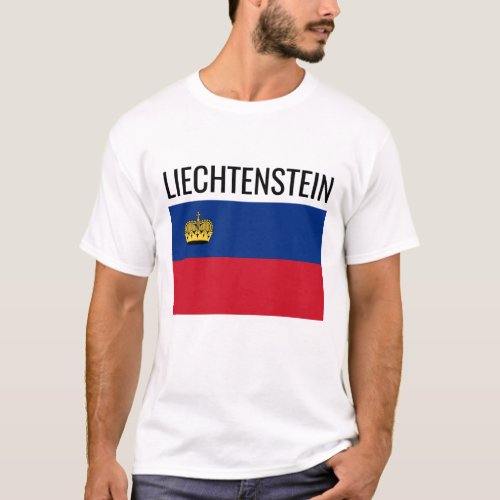 Liechtenstein  World Country National Flag T_Shirt