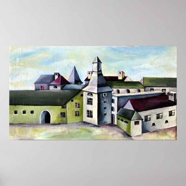 Liege, A Surreal Mystical Stone Castle Poster (Front)