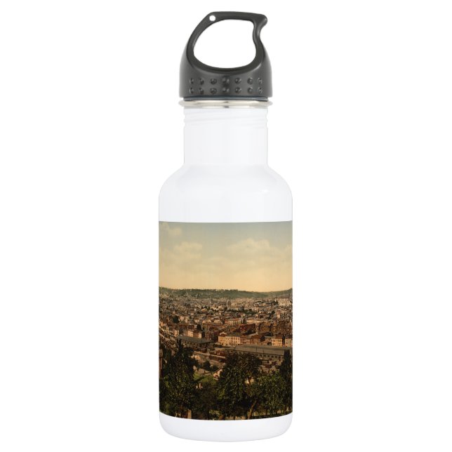 Liège from the North II, Belgium Water Bottle (Front)