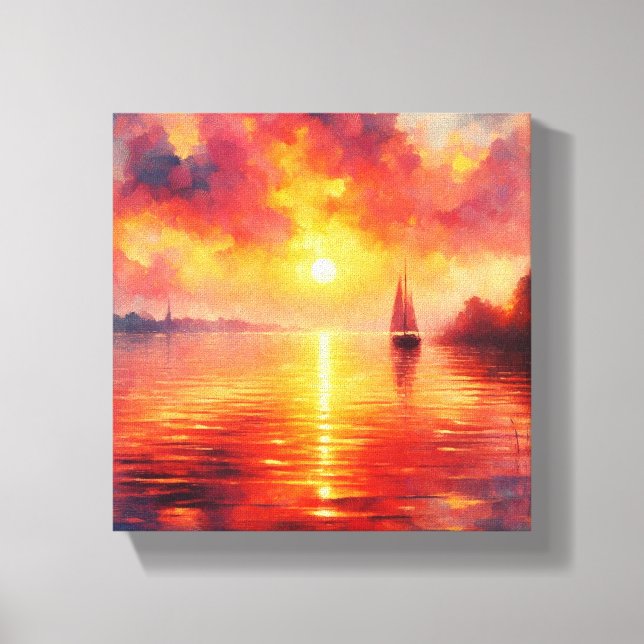 Lienzo Atardecer Canvas Print (Front)