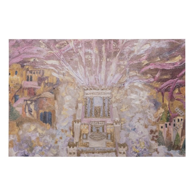 Lienzo Beit Hamikdash Faux Canvas Print (Front)
