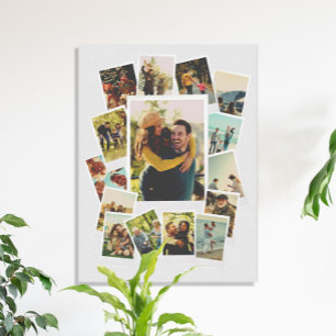 Lienzo Crear su propio Collage de fotos de cine instantán