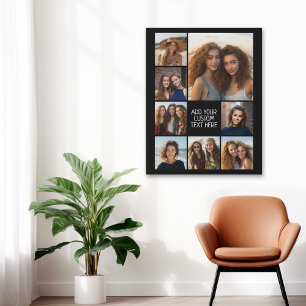 Lienzo De Imitación Cree un collage de fotos de encargo con 8 fotos