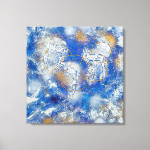 Lienzo De Imitación YHWH יהוה- Yud Hei Wav Hei Canvas Print