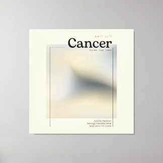 Lienzo Póster Zodíaco Cancer Canvas Print