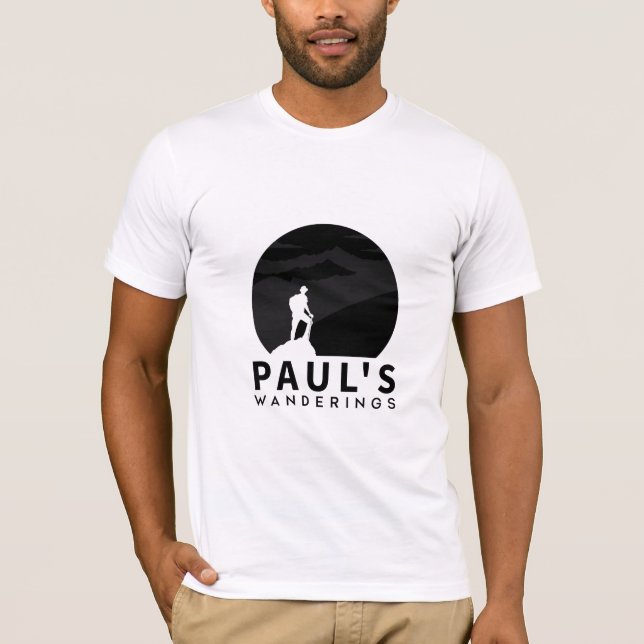 Lies Hikers Tell" Funny Hiking T-Shirt  (Front)