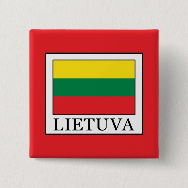 Lietuva Button (Front)