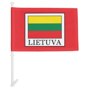 Lietuva Car Flag