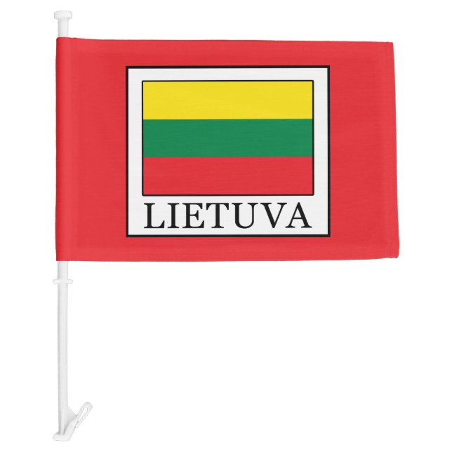 Lietuva Car Flag (Front)