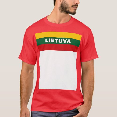 Lietuva in Lithuanian Flag T_Shirt