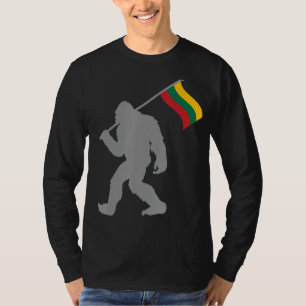 Lietuva or Lithuanian Flag on Lithuania Flag T-Shirt