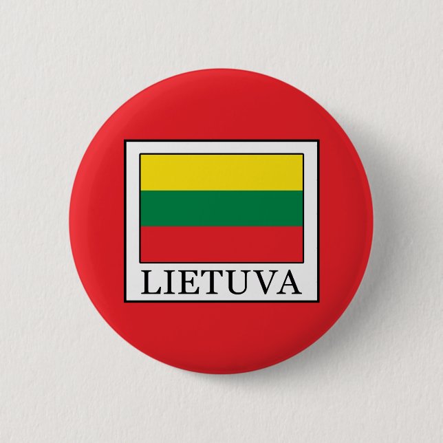 Lietuva Pinback Button (Front)