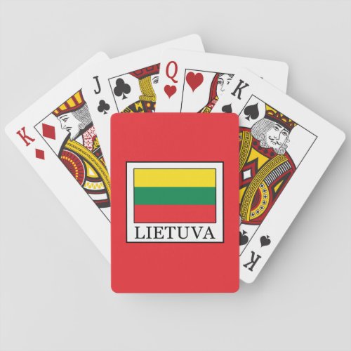 Lietuva Poker Cards