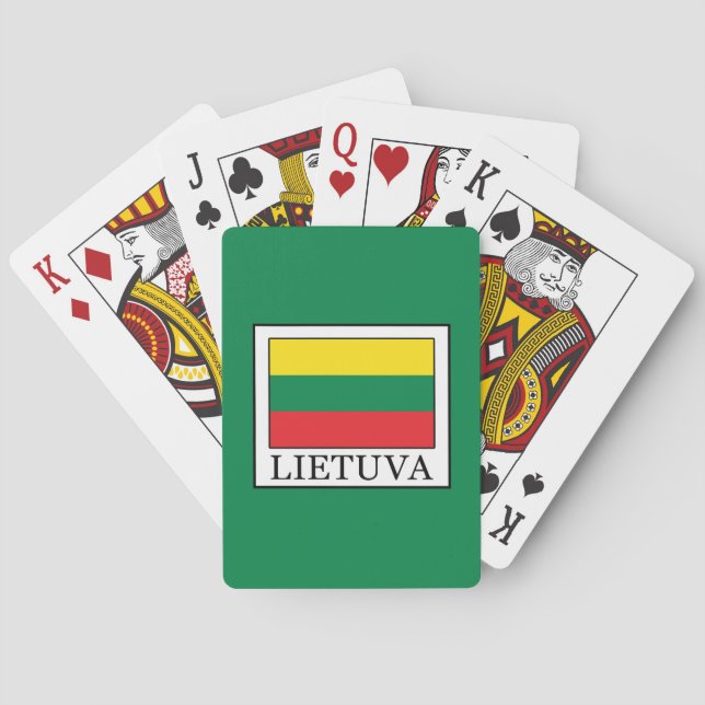 Lietuva Poker Cards (Back)