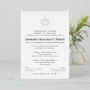Lieutenant Colonel Military Retirement Foil Invitation