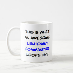 lieutenant commander, awesome coffee mug