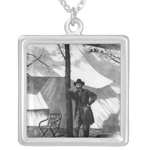 Lieutenant General Ulysses S. Grant Silver Plated Necklace