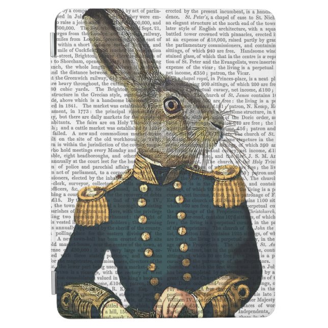 Lieutenant Hare iPad Air Cover (Front)
