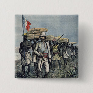 Lieutenant Mizon  on his 1892 Mission Button