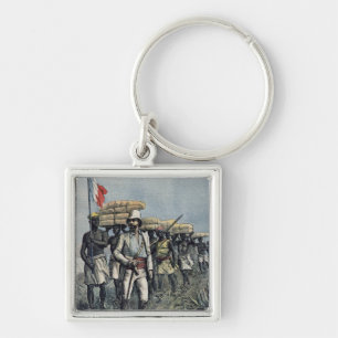 Lieutenant Mizon  on his 1892 Mission Keychain
