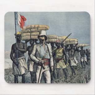 Lieutenant Mizon  on his 1892 Mission Mouse Pad