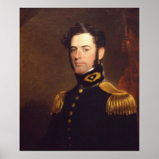 Lieutenant of Engineers Robert E. Lee in 1838 Poster