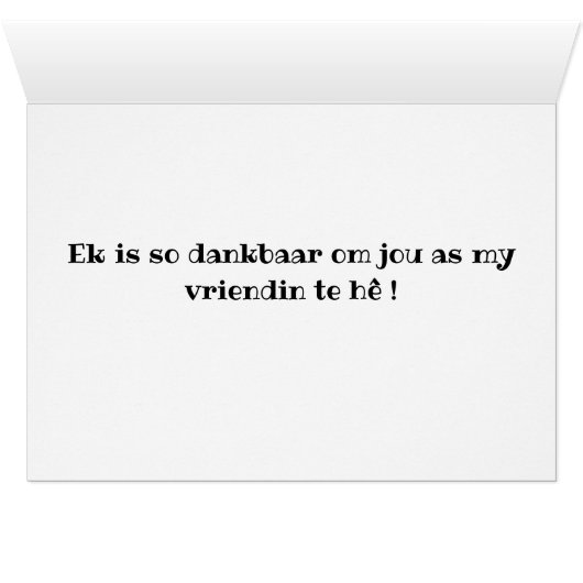 Liewe Vriendin (Inside Horizontal (Bottom))