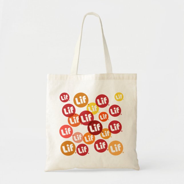 Lif. Bubbles. Tote Bag (Front)