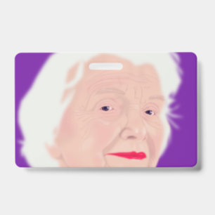 Life 15 Old Woman Badge